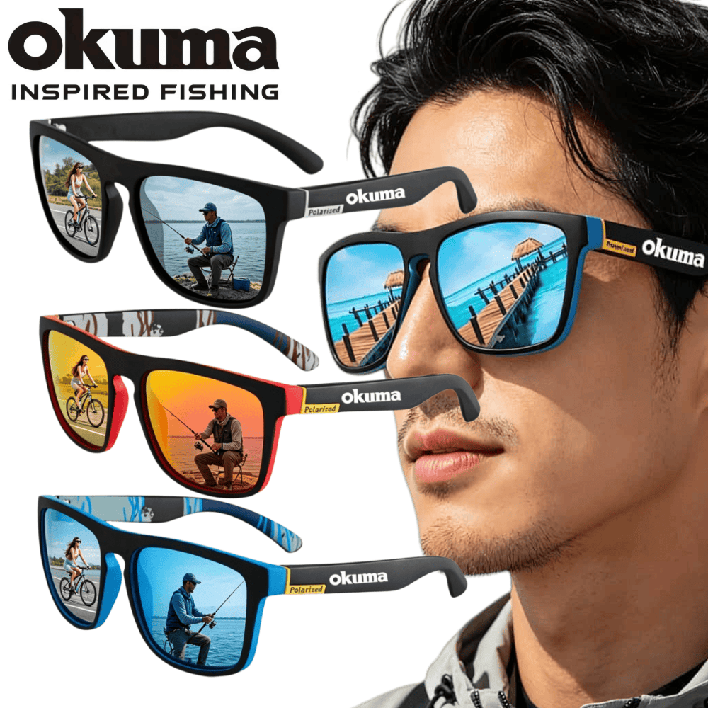 Surf Reel - 6 Farben okuma Polarisierte Sonnenbrille UV400-Schutz