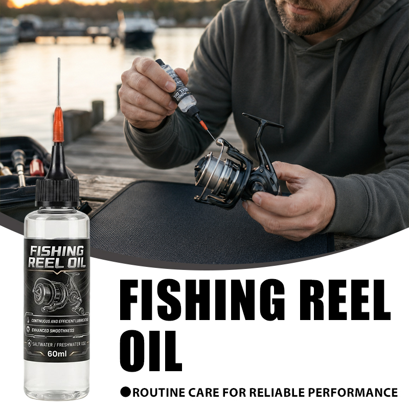 Spinning Reel - Angelrollenöl Schmiermittel Flüssige Wartungsformel für Salzwasser-